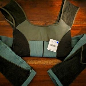 Freepeople movement Point Break Colorblock Onesie Green